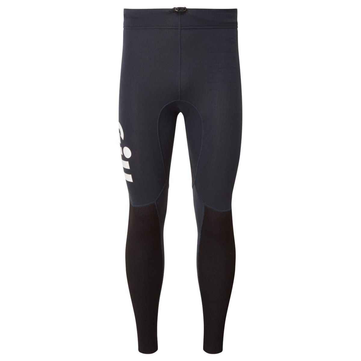Pantalons Zenlite 2.0 en néoprène 1,5 mm Gill Marine - super élastiques, avec renforts aux sièges et genoux, idéal pour la voile et les sports nautiques. Couleur bleu foncé.